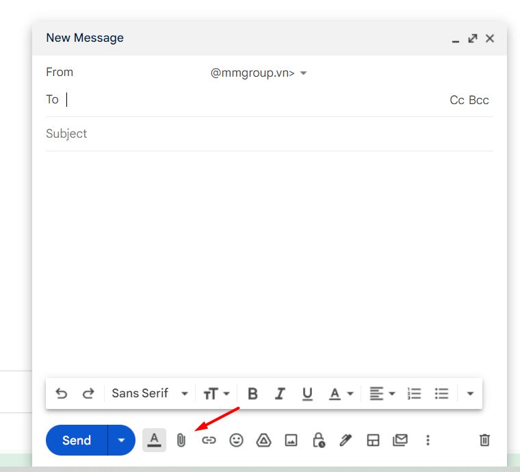 đính kèm email