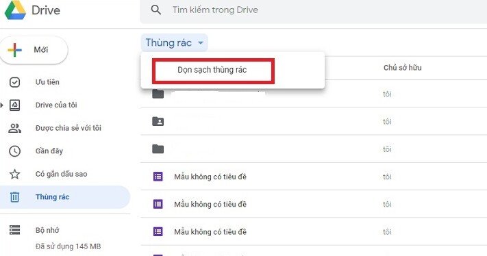 Dung lượng Google Workspace