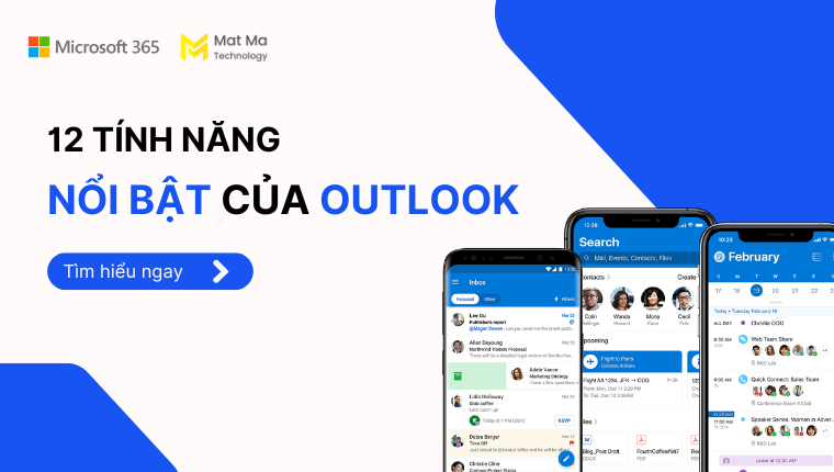Tính năng nổi bật của Outlook